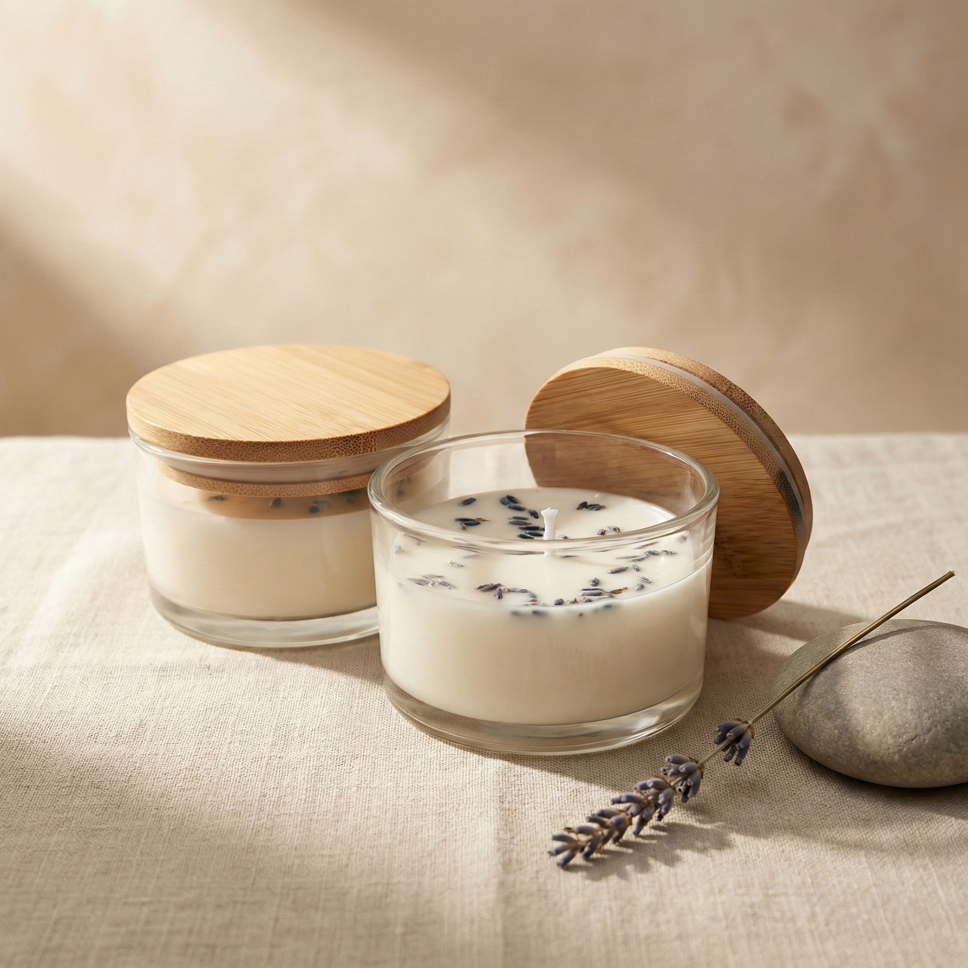 Calm Lavender Soy Candle - Image 2