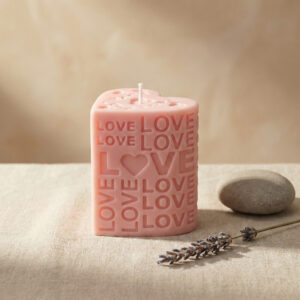 Love Ritual Soy Candle - Heart Love Candle